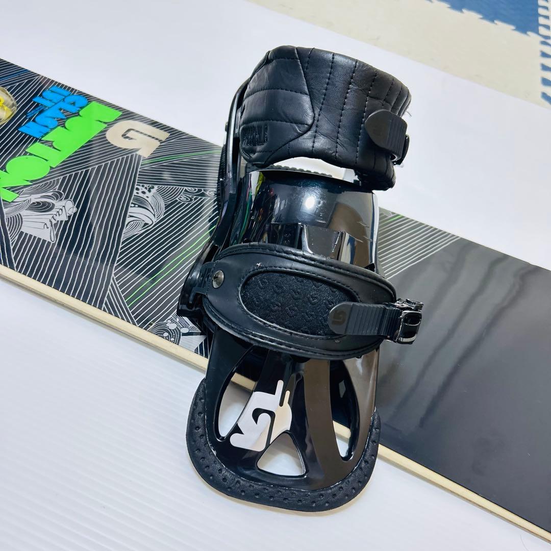 【美品】BURTON CLASH スノーボード ビンディング付き Mサイズ