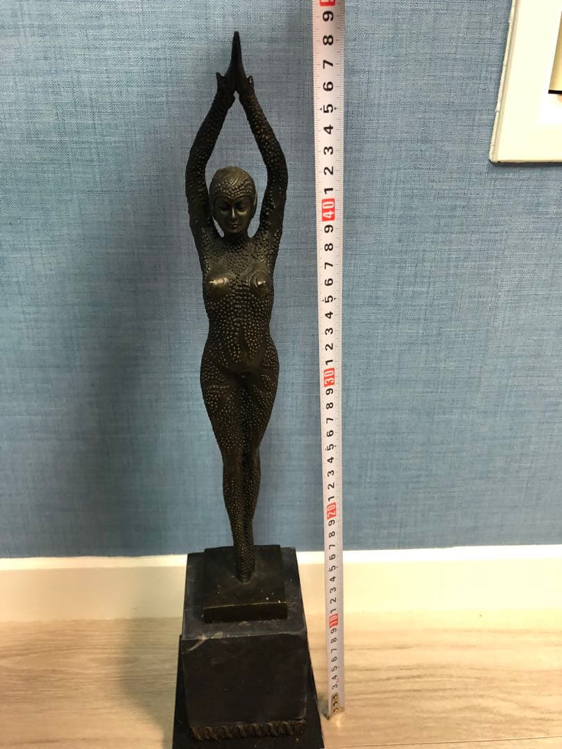 ブロンズ像　神　D.H. CHIPARUS DANCER　アールデコ　彫刻家