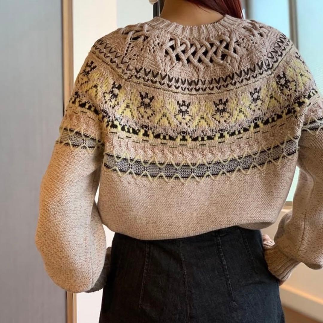 mame '21SS PRE COLLECTION ノルディックセーター