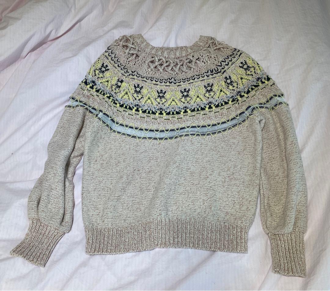 mame '21SS PRE COLLECTION ノルディックセーター