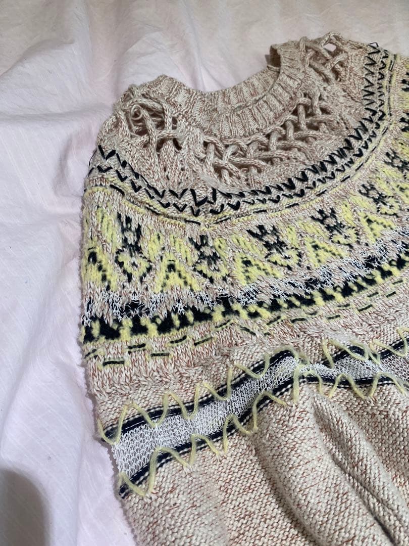 mame '21SS PRE COLLECTION ノルディックセーター