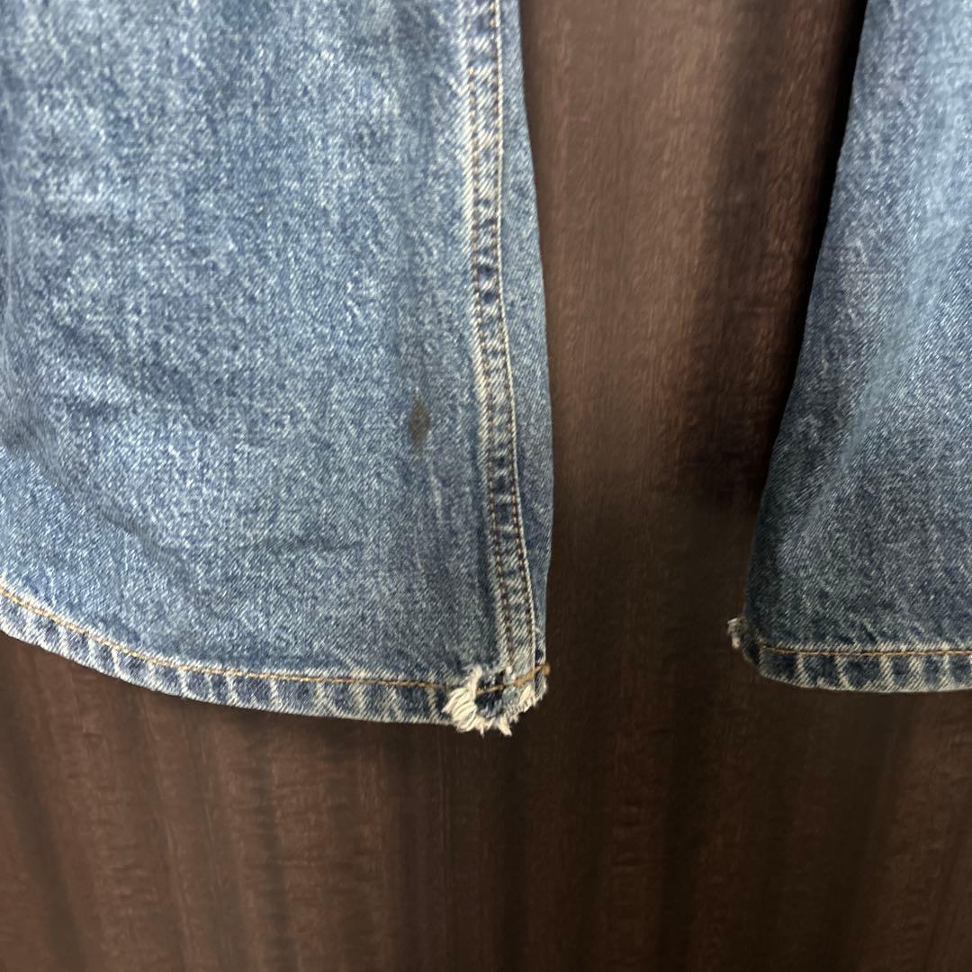 GANNI アシンメトリックデニムパンツ