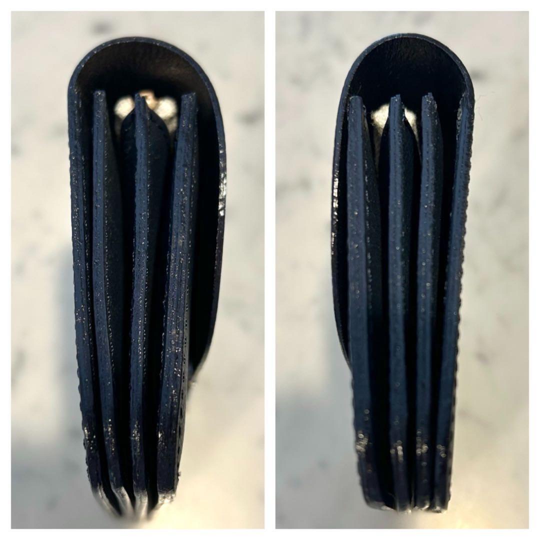 新品　DIGAWEL GARSON PURSE ギャルソンパース　ネイビー
