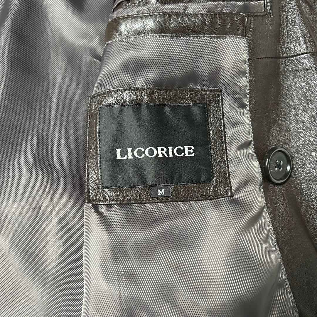 極美❗️ シープスキン レザートレンチコート レザー ダブルブレスト ミドル丈