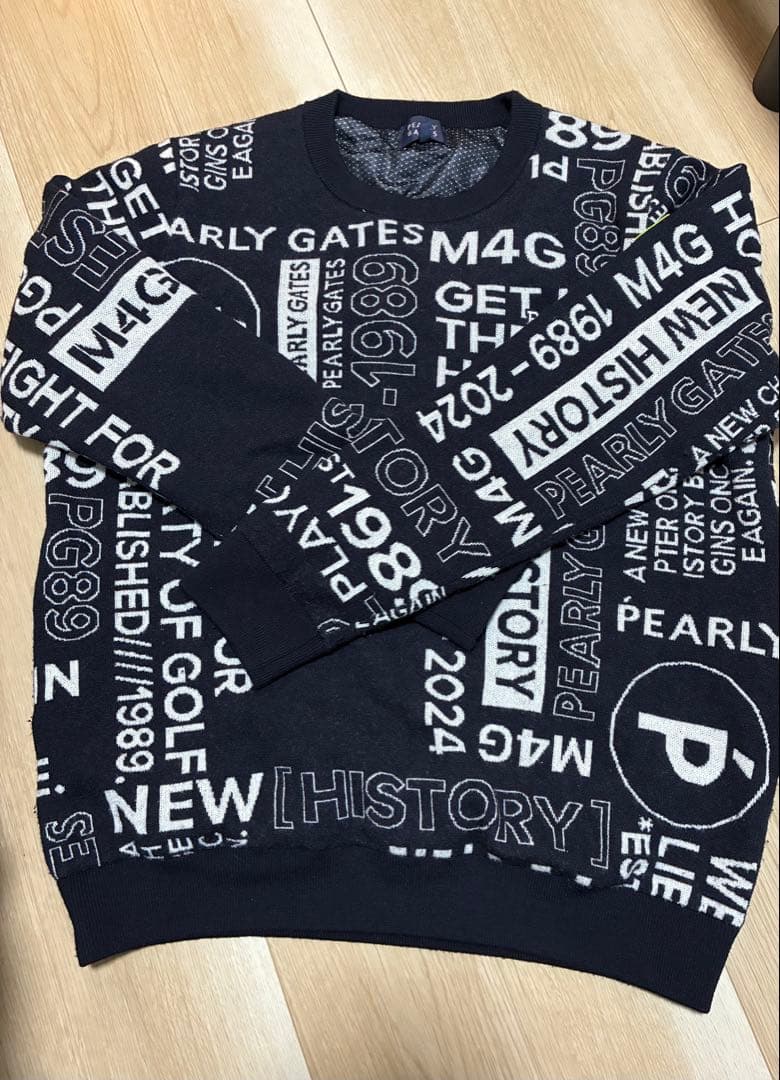 ♡*様 PEARLY GATES NewHistoryロゴ柄天竺×DIAPLEX