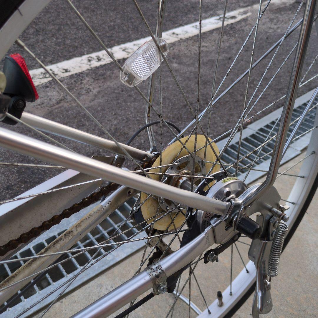 サイモト自転車 26インチ シルバー