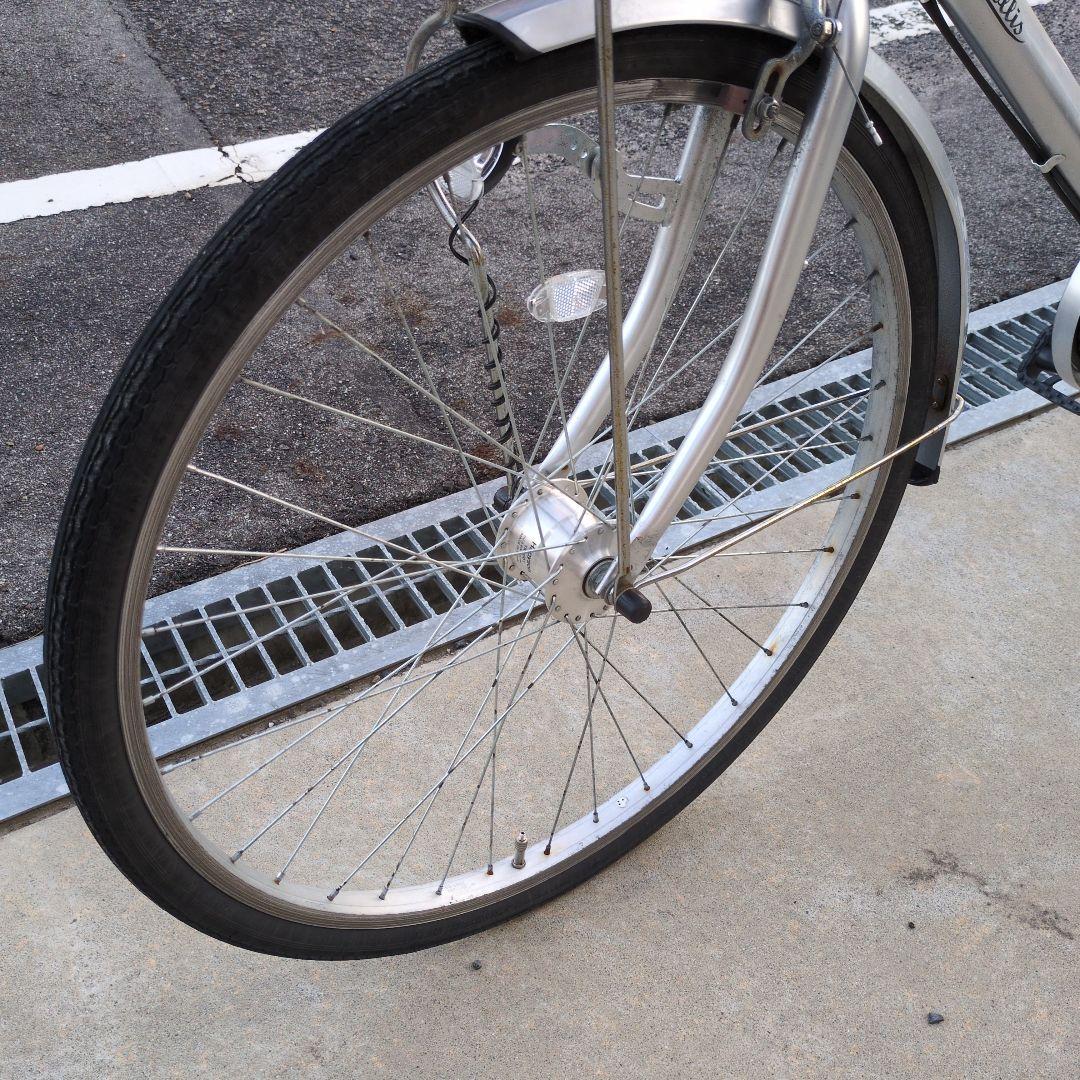 サイモト自転車 26インチ シルバー