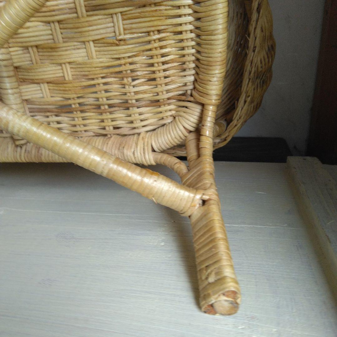 ミニ籐 椅子 チェア インテリア　雑貨　コレクション昭和レトロ