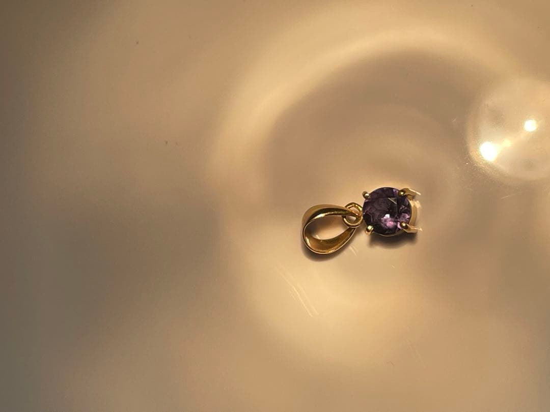 k18 カラーチェンジ　ガーネット