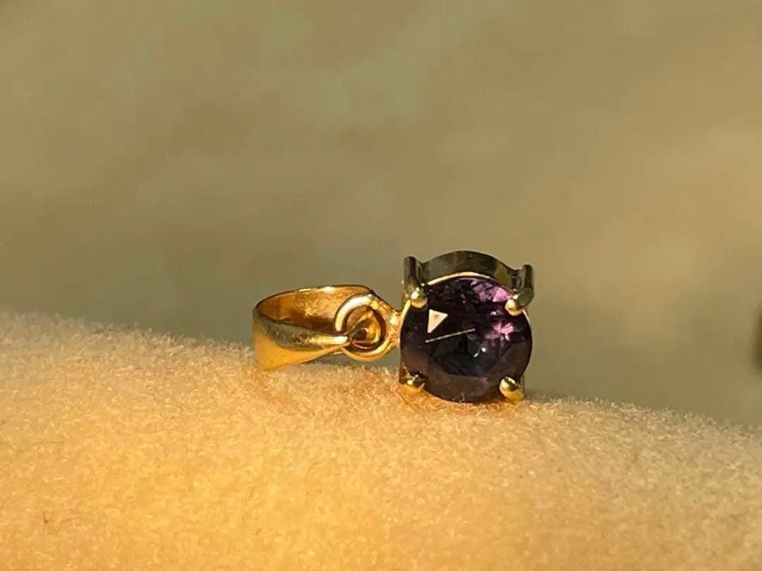 k18 カラーチェンジ　ガーネット