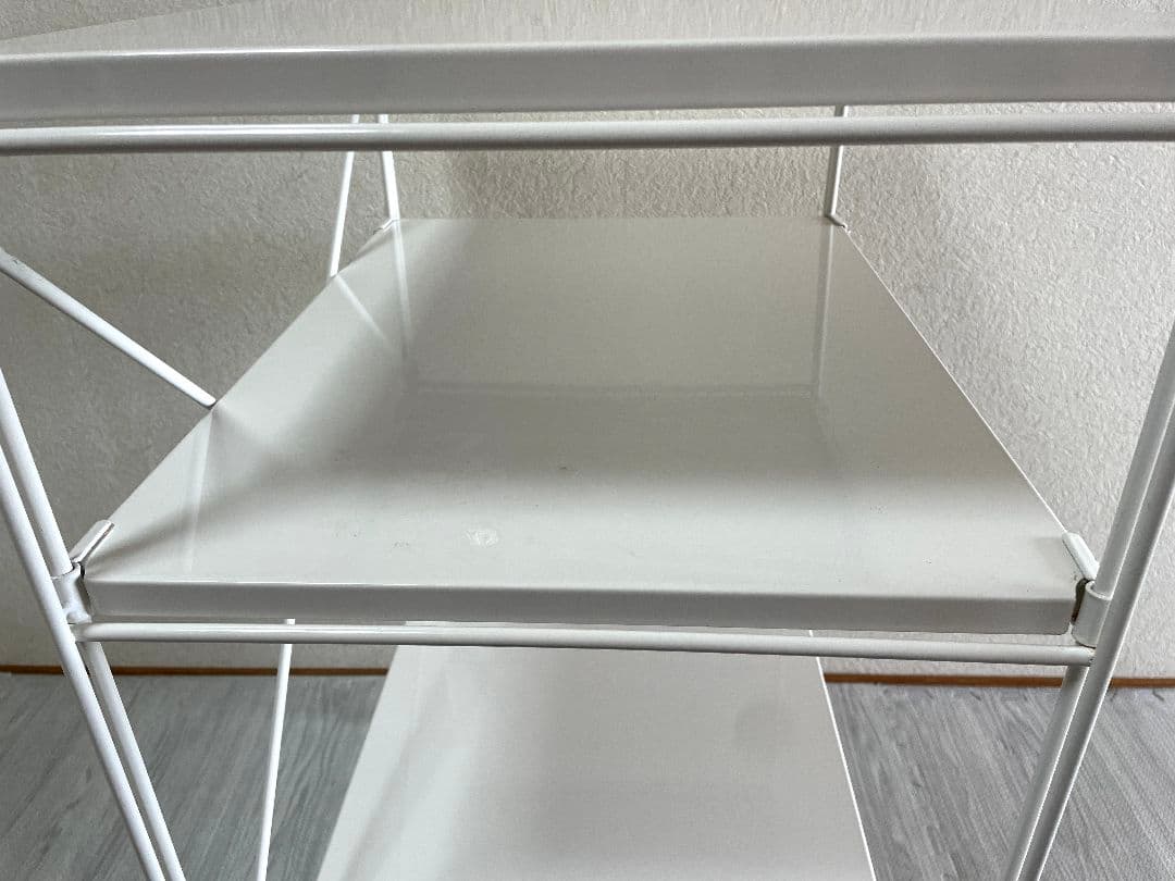 無印良品　スチールユニットシェルフ　小　ライトグレー