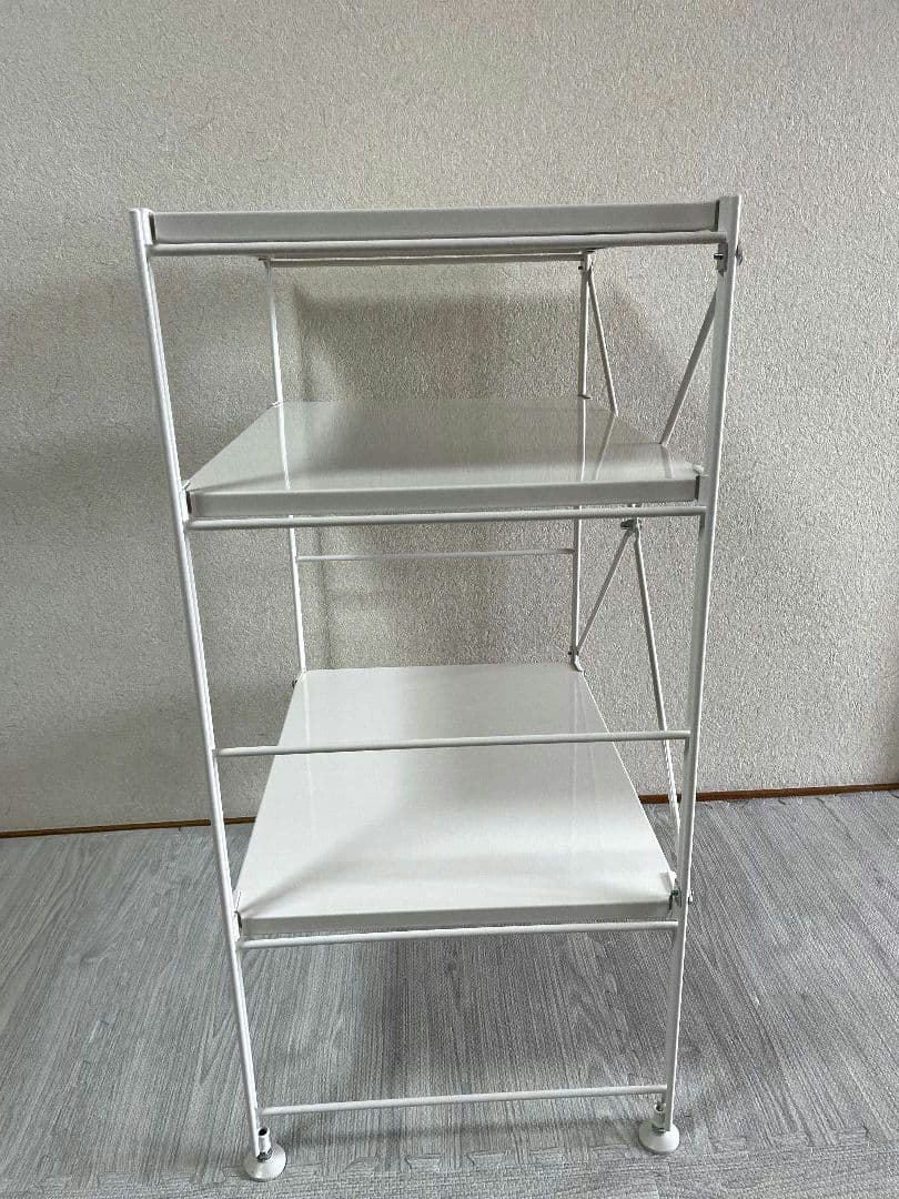無印良品　スチールユニットシェルフ　小　ライトグレー