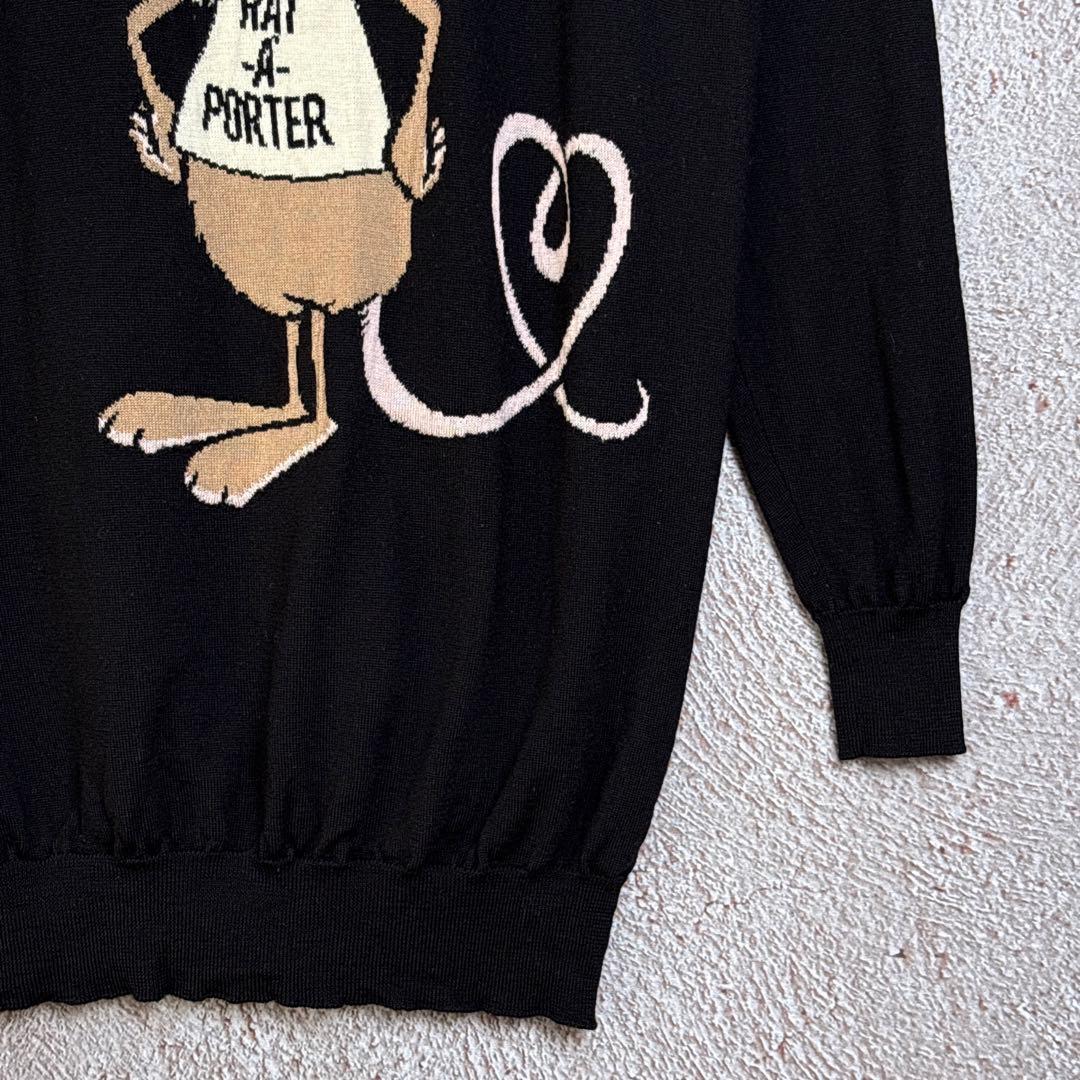 【Nana様】MOSCHINO ニットセーター ビッグプリント ビッグロゴ