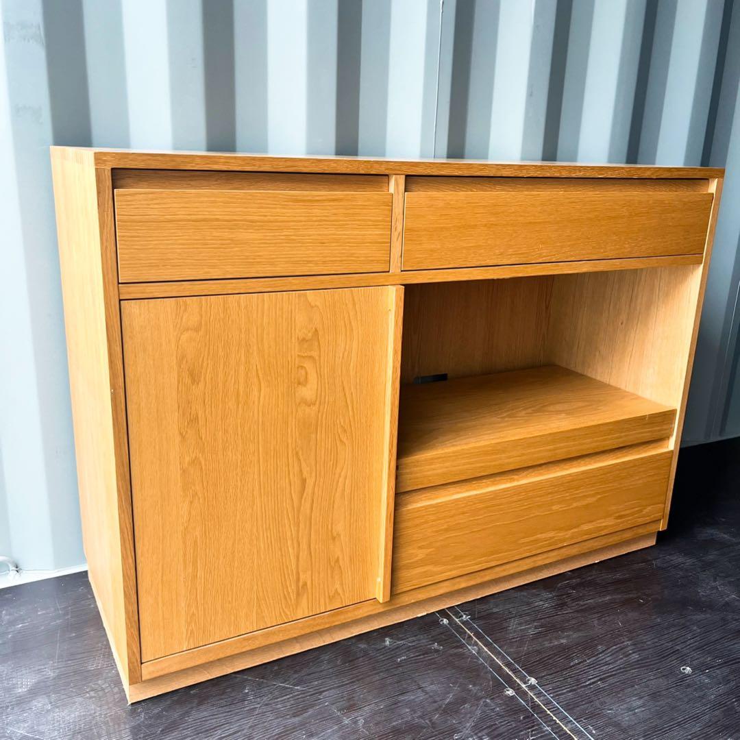 取付無料！ウニコ CRAFF クラフ 廃盤希少品 北欧風天然木キッチンカウンター