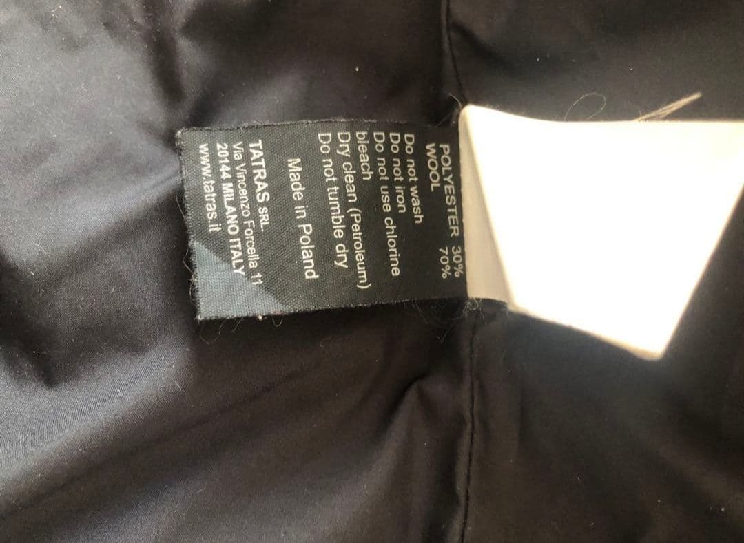 【最終値下げ】TATRAS フード付きグレー ダウンジャケット