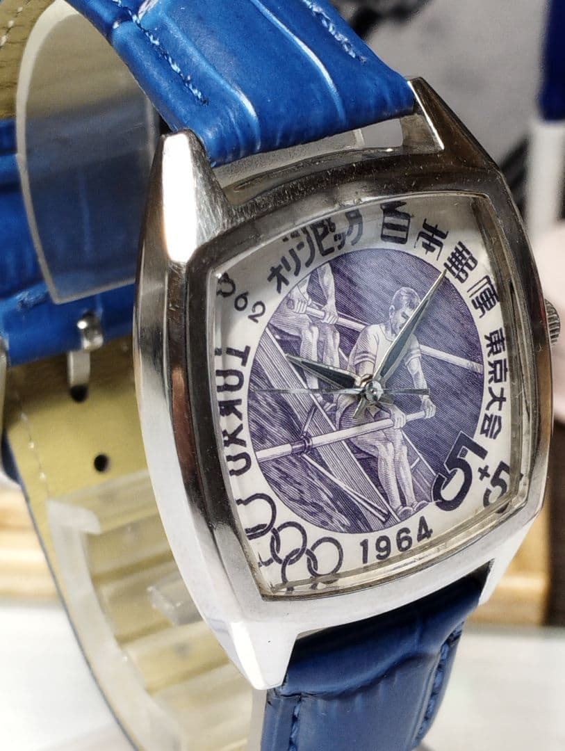 【昭和国産腕時計】シチズン　キングローター23石 自動巻き　角型　文字版変更