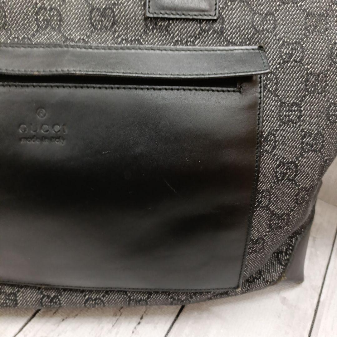 【GUCCI 】トートバッグ肩掛け GG柄　ビジネスバッグ