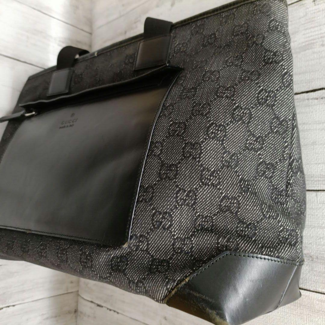 【GUCCI 】トートバッグ肩掛け GG柄　ビジネスバッグ