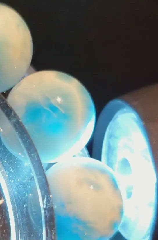 ♡高品質♡！カリブ海の宝石！ラリマー ブレスレット ☆ 贅沢な大玉13㎜玉天然石