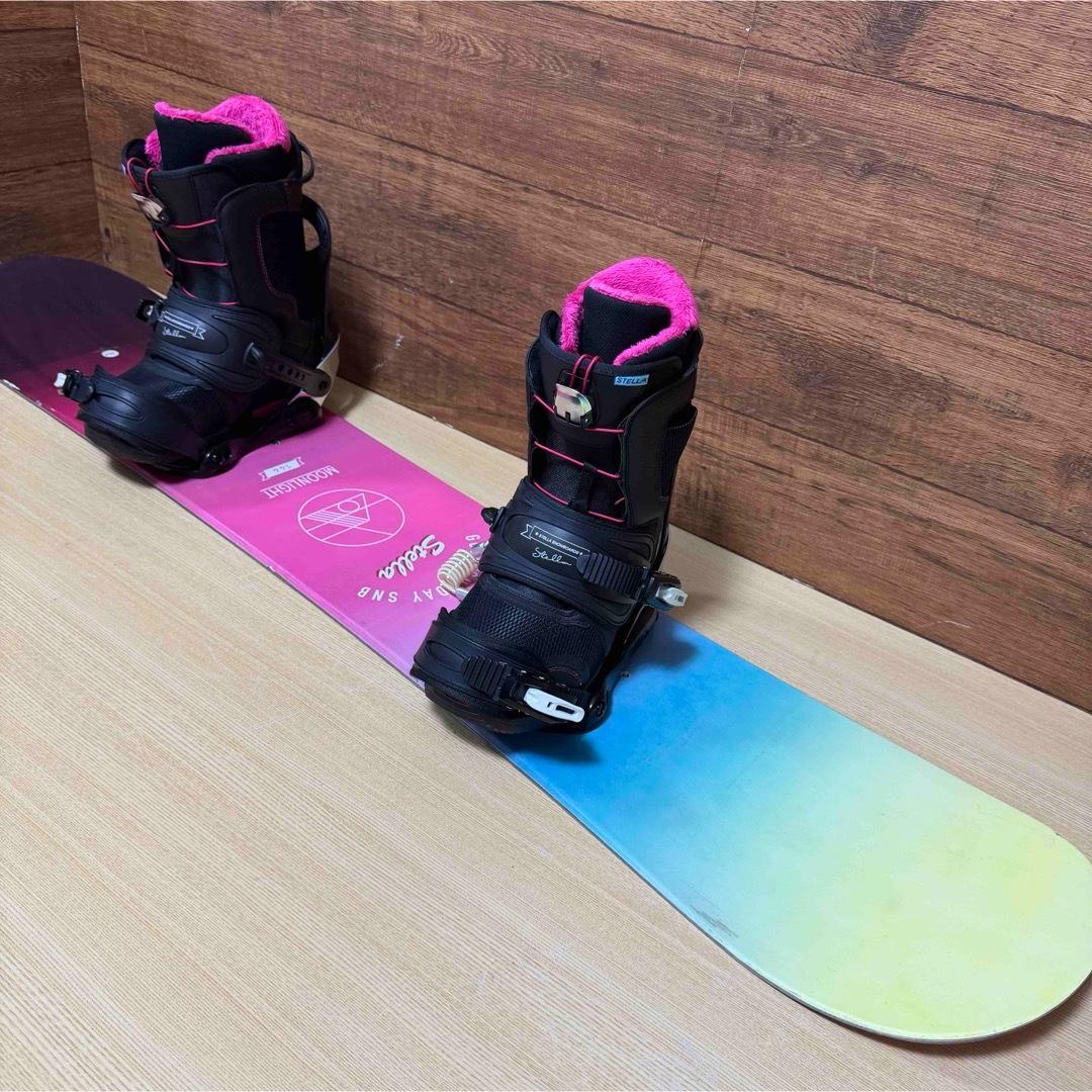 STELLA ステラ　初心者オススメ　レディース　スノーボード5点 144cm