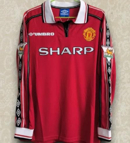 98/99 マンチェスター・ユナイテッド ホーム 長袖 11番 ライアン・ギグス