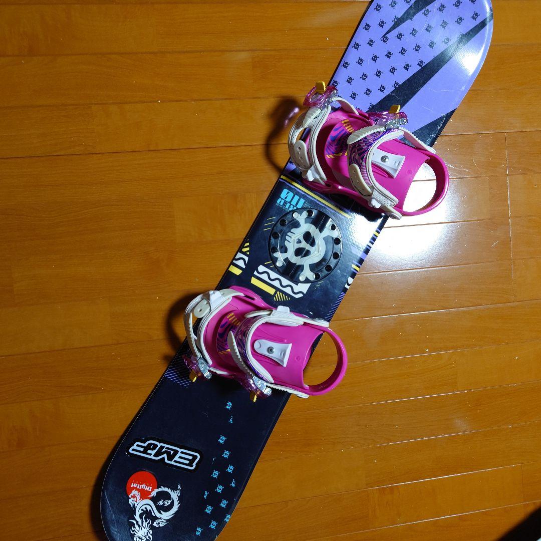 IGNIO 子供用　スノーボード110cm　2点セット