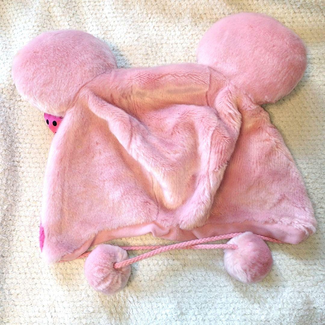 専用　ディズニー　ミニー　ファンキャップ　ピンク　水玉　リボン　パルパルーザ