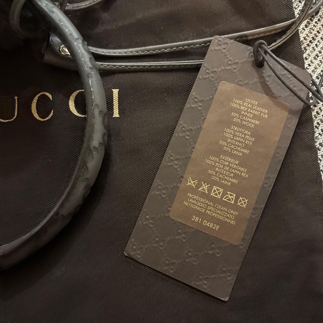 専用‼️GUCCI グレー ファー イヤーマフ