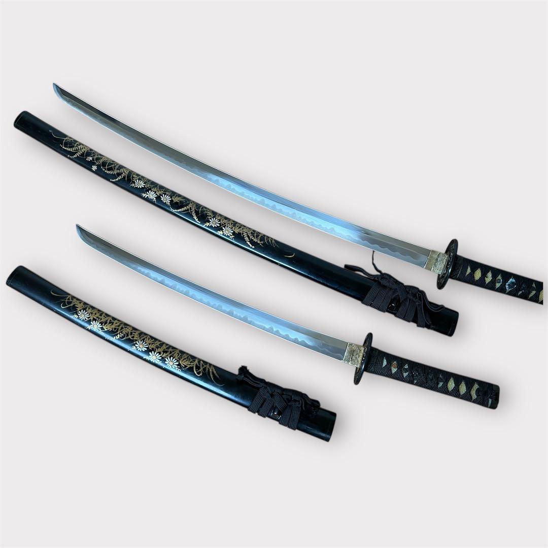 模造刀セット 長刀 短刀 鞘付き