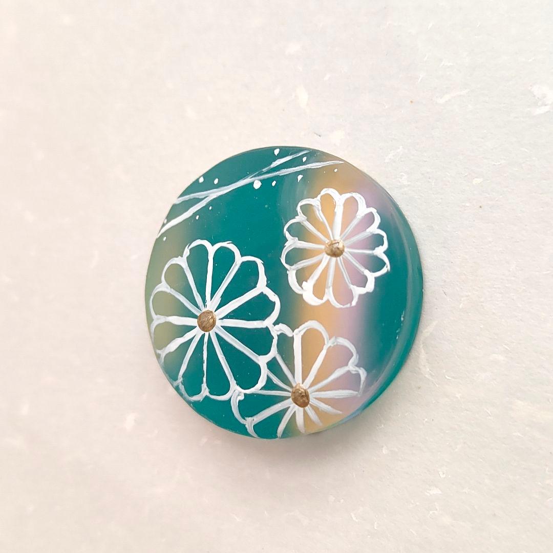 【854】ハンドメイド　レジン　ヘアゴム　ポニーフック