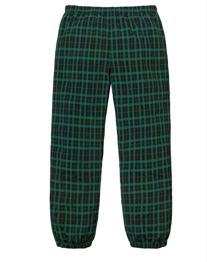 美品 Supreme Nylon Plaid Track Pant Lサイズ
