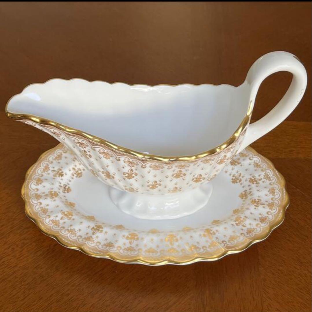 【レア美品】スポード ★フルールドリス★ソースボート＆プチオーバル