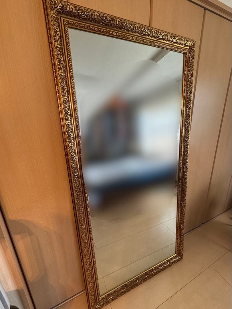 2324様　スタンドミラー　アンティーク全身鏡