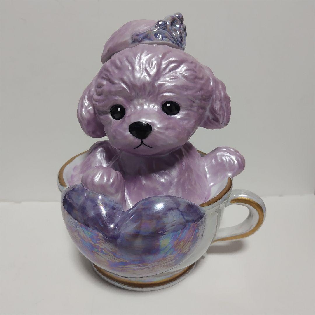 ティーカップ プードル デキャンタ ローズ ロゼ 空瓶 飾りボトル