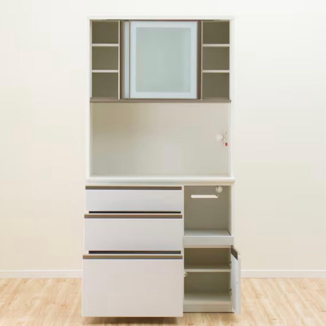 な*な様 ニトリ キッチンボード (アルミナ2 100KB WH)