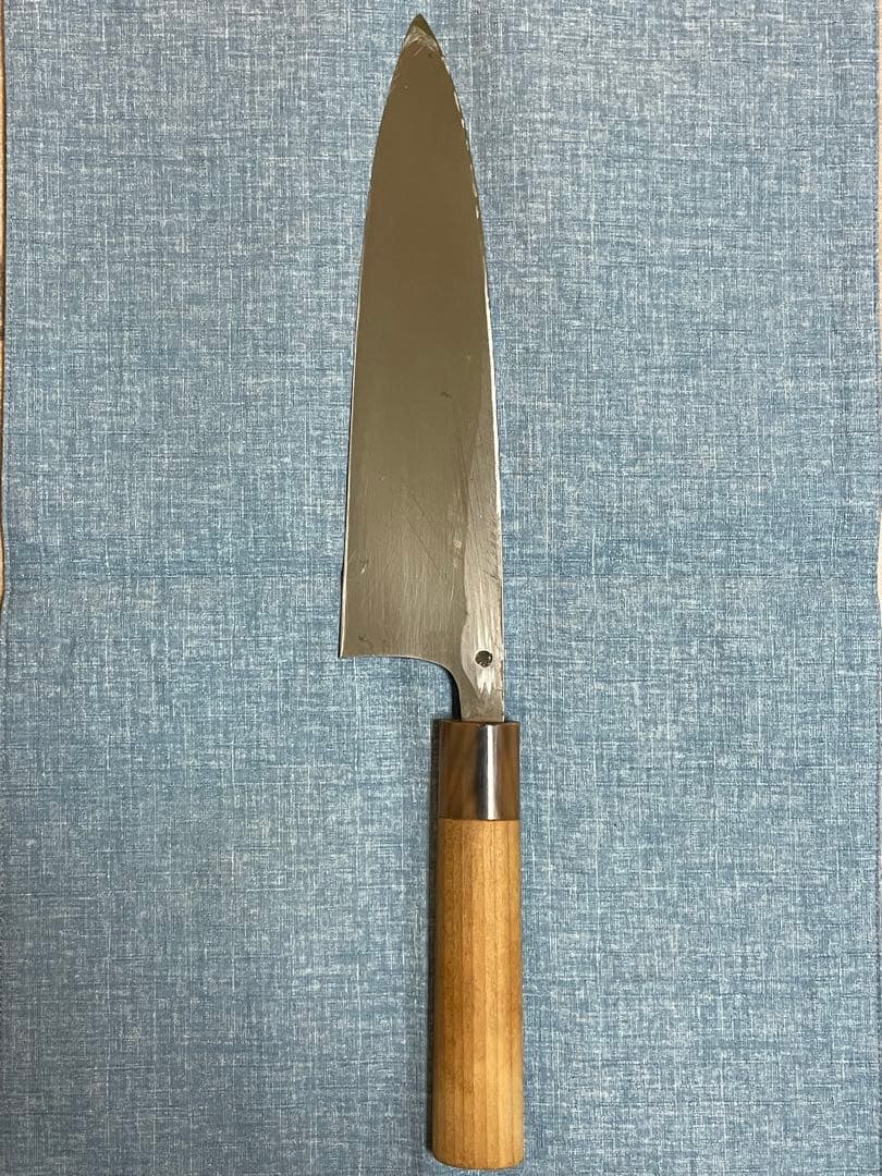 正本　秀　大出刃包丁　刃渡り22センチ