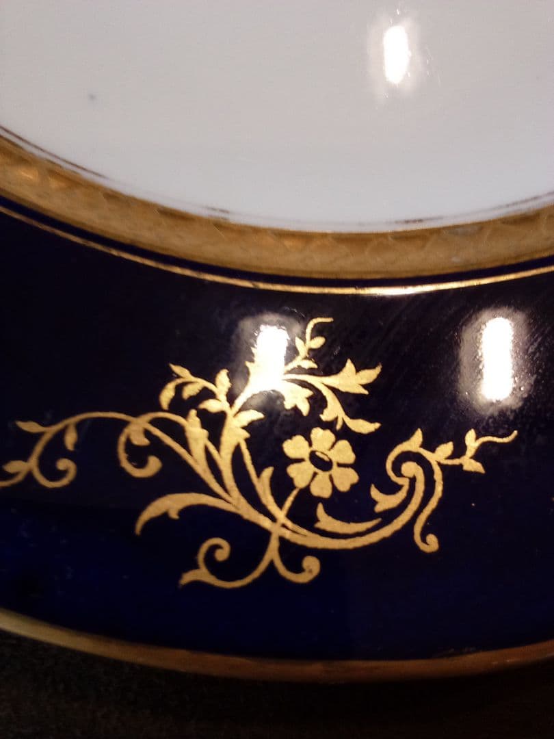 イギリス コ—ルポート キャビネットプレ—ト ４枚セット