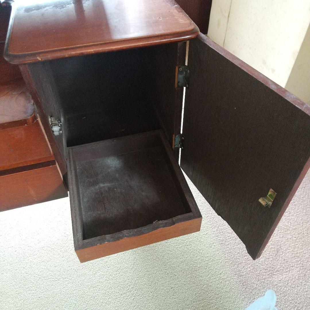 匿名・送料込 三面鏡 鏡台 ドレッサー 昭和レトロ アンティーク　姿見