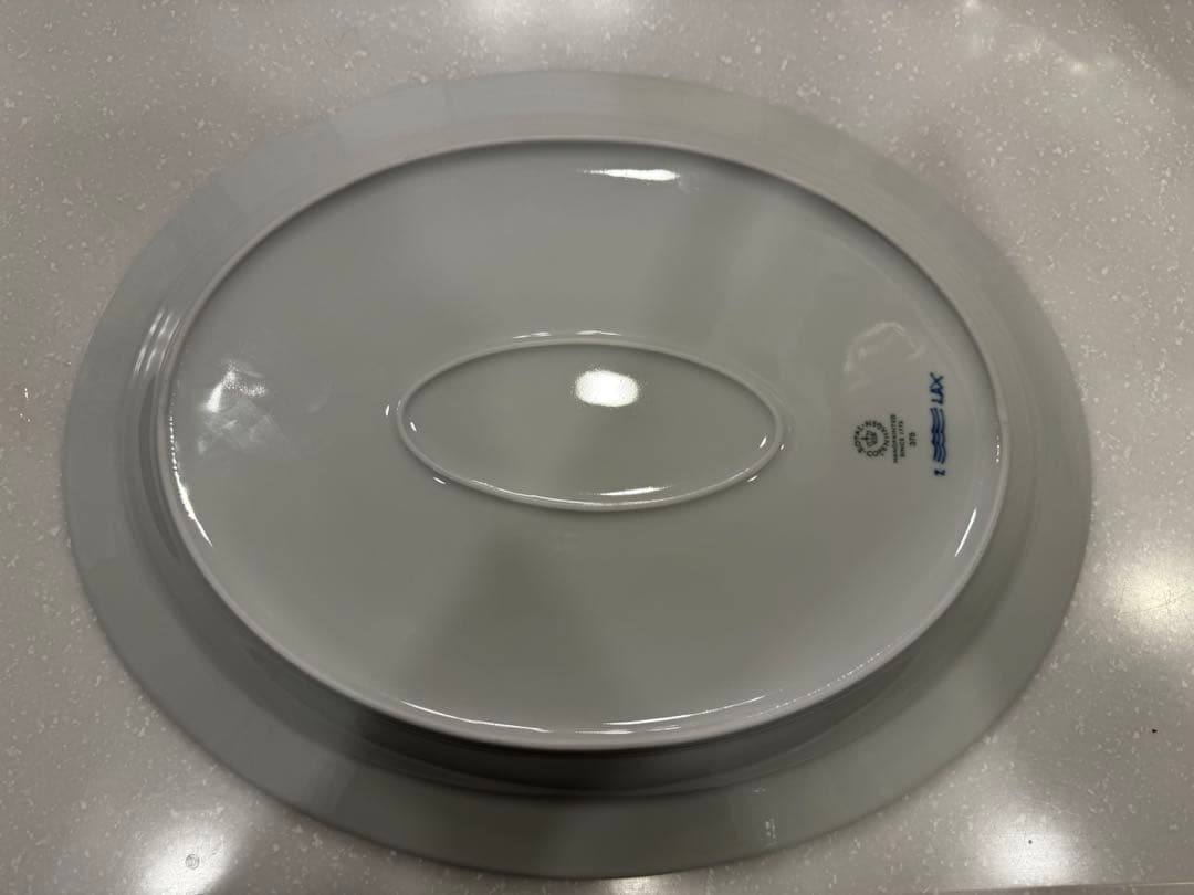 ロイヤルコペンハーゲン　ブルーフルーテッドプレイン オーバルディッシュ 36.5