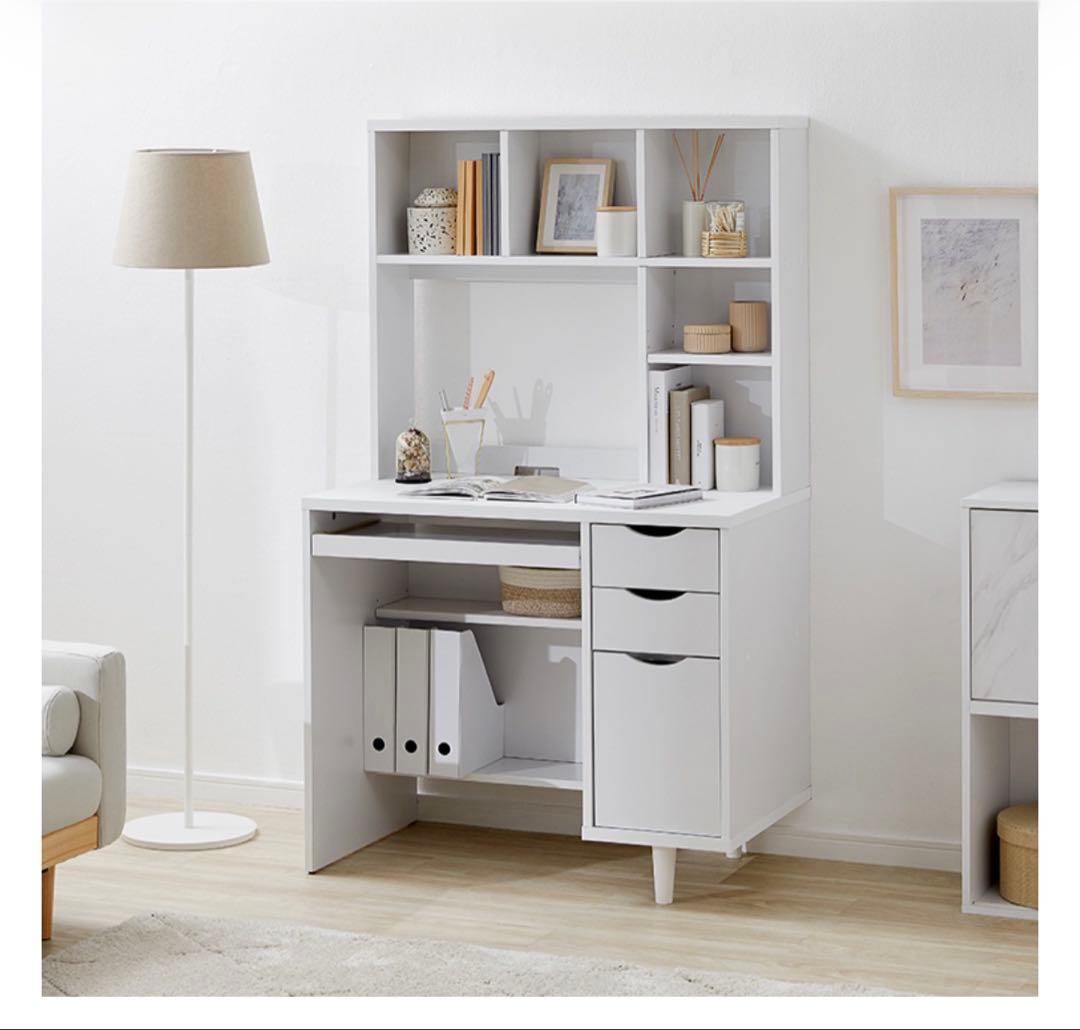 ロウヤ パソコンデスク ホワイト