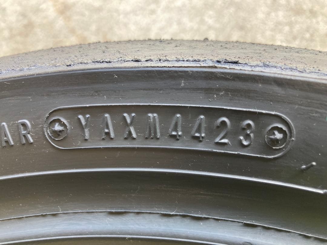 中古　ダンロップ　α13 sp H 前後　2023製　110/150-m1