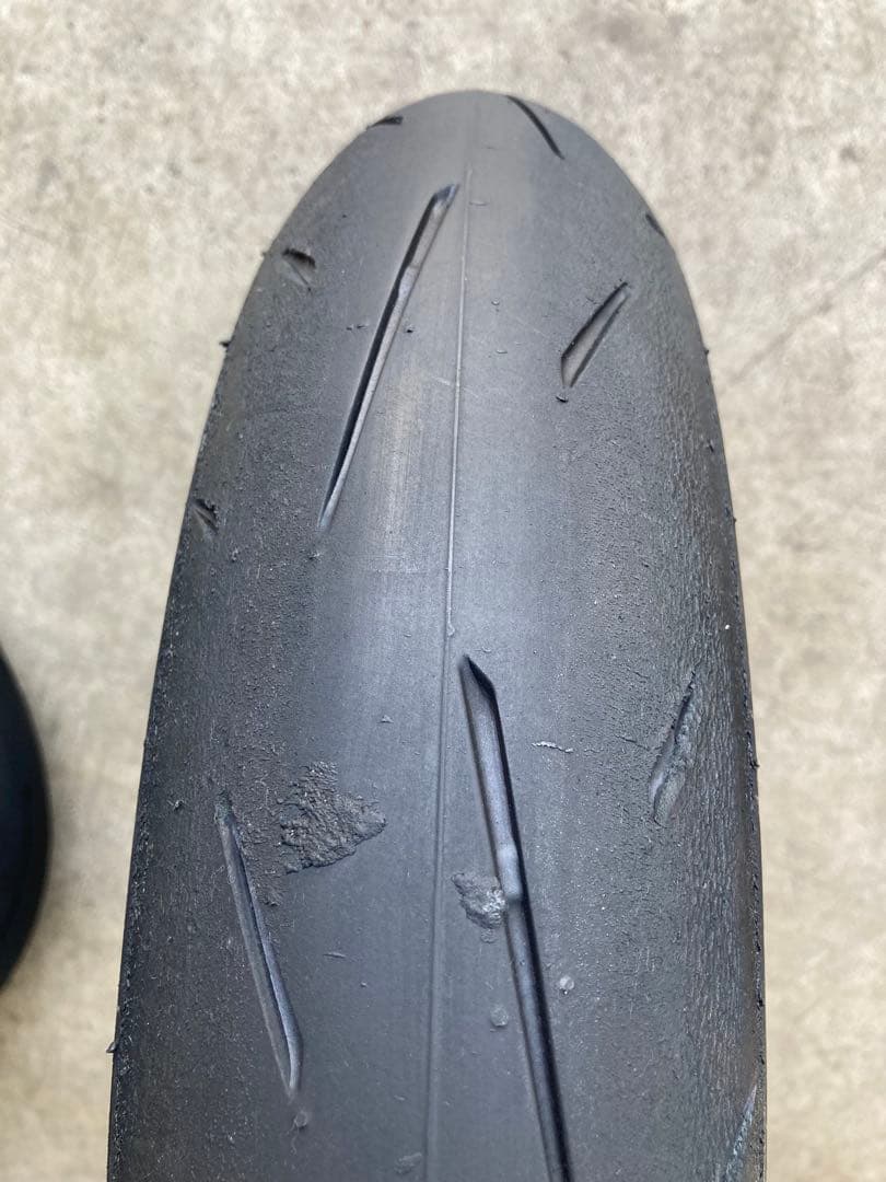 中古　ダンロップ　α13 sp H 前後　2023製　110/150-m1