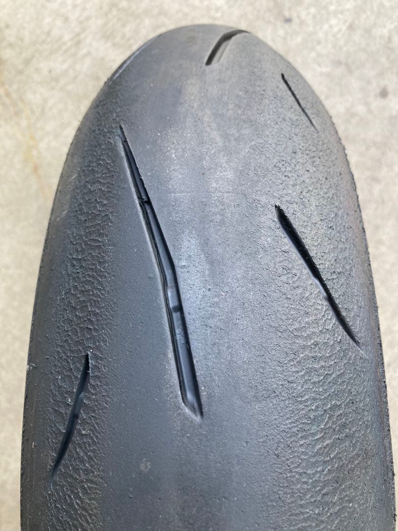 中古　ダンロップ　α13 sp H 前後　2023製　110/150-m1