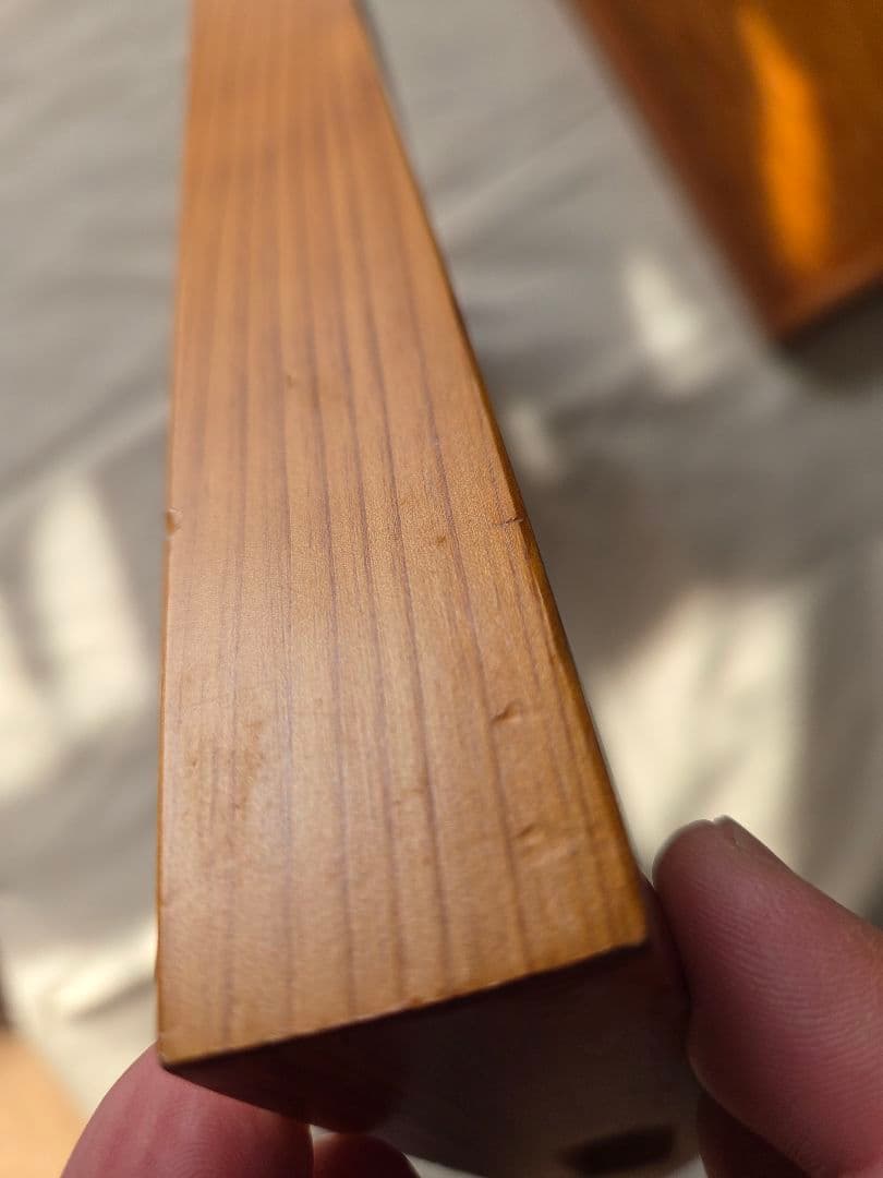 屋久杉 お盆 L(新品) M(使用済) 2セット 木製トレイセット