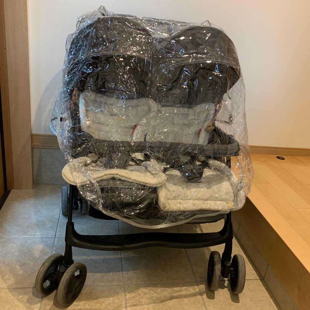 ヤ*ウ様 Joie ダブルベビーカー グレー　双子　キッズ　2人乗り　ジョイー