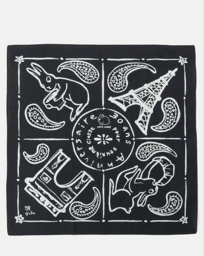 DEUXIEME CLASSE 河原シンスケコラボPETIT USAGIバンダナ