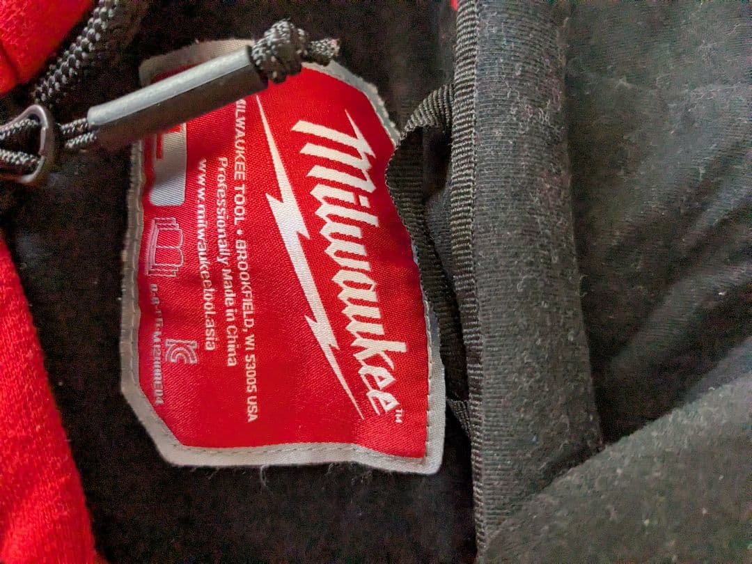 a*a様 Milwaukee M12 H4 ヒートジャケットLサイズ 赤