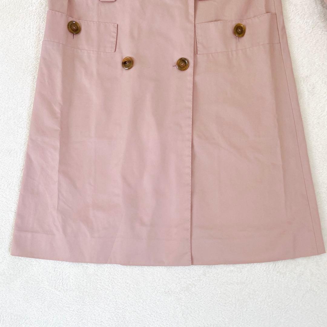 希少色　LOUIS VUITTON トレンチコート　ダブル　ピンク　C100 S