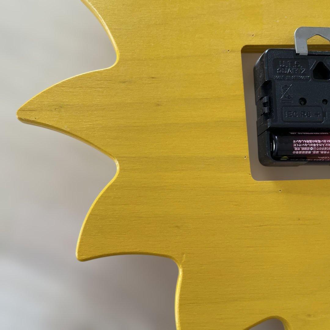 HABA ハバ 時計 木製 ドイツ製 知育 掛時計 黄色 青 赤 知育玩具 美品