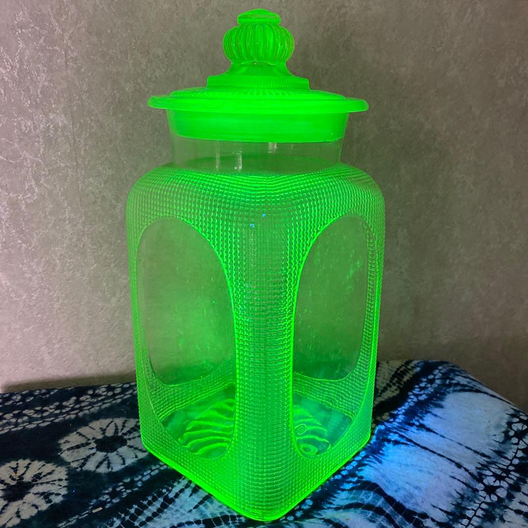 ウランガラス　硝子　瓶　特大